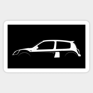 Renault Clio V6 Silhouette Sticker